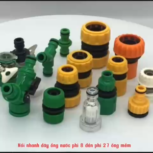 Khớp nối dài dây ống nước mềm từ phi 16 đến 27 Lionking Tonydx theo nhu cầu cấu tạo bằng nhựa cút nối nhanh chóng bền bỉ sử dụng được ngoài trời bảo hành 6 tháng Moon store