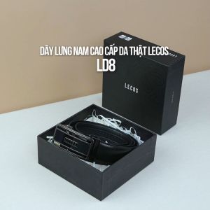 Dây lưng nam cao cấp da thật LECOS - LD8