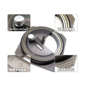 1-50mm Precision Circular Cutter Aluminium Alloy MS-075 for Gundam Gunpla DIY GK Model Making Tool Round Stickers Masking Tape Cutter Tool
