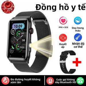Đồng Hồ Thông Minh Xiaomi ECG + PPG Nhịp Tim Đường Huyết Máy Đo Áp Suất Oxy Theo Dõi Sức Khỏe Dành Cho Nam Giới Đồng Hồ Thông Minh Thể Thao Chống Nước