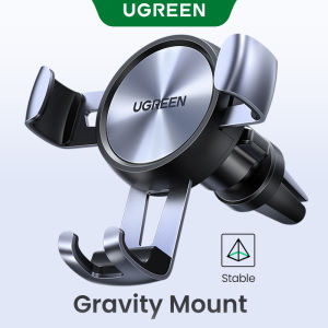 UGREEN Original Gravity Reaction Car Holder Phone Stand Universal Air Vent Mount Clip Cell Phone Holder for iPhone 7 8 Plus X Samsung Xiaomi GPS-Intl
