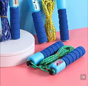 ZH252 Fitness Rope Skipping Tangle-Free with Ball Bearings Rapid Speed Jump Rope Cable Counting Skipping Nylon Rope