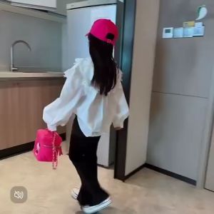 CELANA JEANS KULOT HITAM SNOW ANAK PEREMPUAN USIA 5-11 TAHUN JEANS PANJANG HITAM WASH ANAK