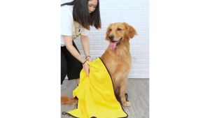 Dog Towel Blanket for Dogs and Cats Super Absorbent Pet Bath Towel Microfiber Quick Drying Tuala Mandi Selimut Cat Dog