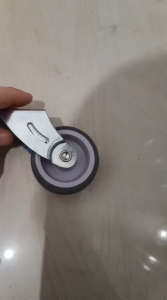 Roda Pintu Abu TPR Karet 2 inch penyangga pintu penahan pintu