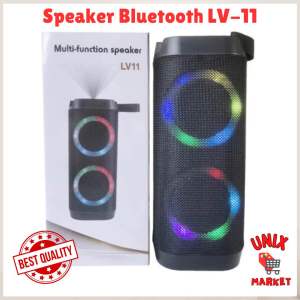 SPEAKER BLUETOOTH SENTER LED WIRELESS PORTABLE LAMPU SPEAKER LV11 PORTABLE SPEAKER MUSIC BOX BLUETOOTH