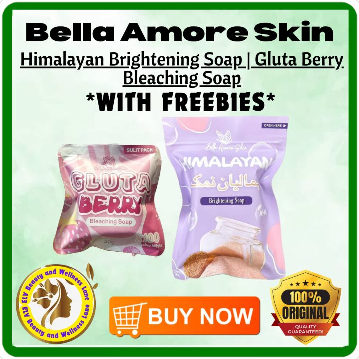 Bella Amore Skin Himalayan Brightening Soap 130g | Gluta Berry ...