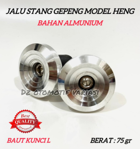Jalu Stang Bandul Chrome Model Heng Baut Kunci L Bahan Almunium Universal Motor / Jalu Gepeng