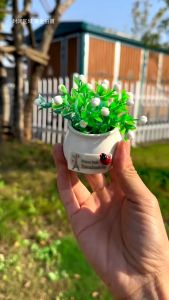 💟𝒈𝙞𝒂́ 𝒔𝙤̂́𝒄💟 Chậu Sen-Chậu Hoa Mini Trang Trí Taplo ô TôNhà Cửa Trang Trí Decor Tượng Phật