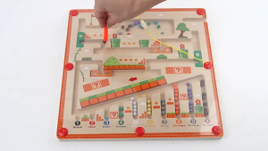 บ้านเห็ดเด็กเขาวงกตดิจิตอลของเล่นนับบอร์ดและแม่เหล็กเขาวงกตเด็กเดินลูกปัดของเล่นปริศนากรุงเทพฯ จัดส่งทันที