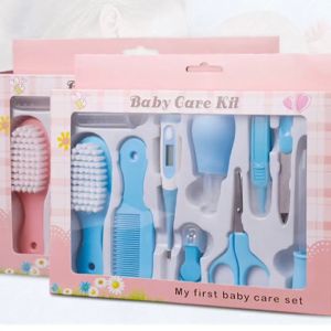 HAHA BABY 10PCS Baby Nail Care Set Kids Trimmer Grooming Manicure Kit Portable Newborn Baby Nail Clipper Safety Care Set