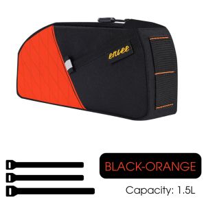 ENLEE | ENLEE Cycling Top Tube Bag MTB Road Bike Front Frame Bag 1.5L Capacity Portable Bag 3-Point Strap Stable Cycling Bag Accessories