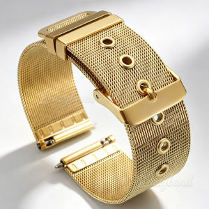 18mm 20mm 22mm 24mm Stainless Steel Strap 0.4mm Mesh Milanese Watch Band Silver Black Wrist Belt for Omega for DW Metal Bracelet