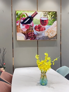 Framed Wall Art Painting Decor Picture for Dining Room Restaurant Kitchen Home Decoration