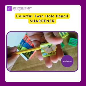 Pencil Sharpener Sold per Piece / Double Hole / Random color