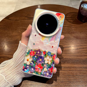 Retro Oil Painting Flower Phone Case for Vivo X300 pro Womens New X200 Ultra Protective Cover High-End X90s Creative X80 Personalized S19 Artistic S18 Internet Celebrity X70 Anti-Fall Shell