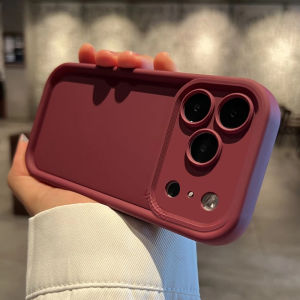 Luxury Solid Color Shockproof Phone Case For iPhone 16 15 14 13 12 11 17 Pro Max AIR 14 15 Plus Cases Bumper Cover Accessories