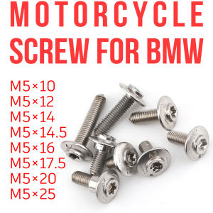 Motorcycle M5 Stainless Steel Screws For BMW R1250GS R1300GS F850GS F750GS K1600 GTL S1000RR S1000XR G310GS Bolts Accessories