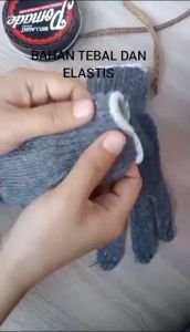 Sarung Tangan Rajut Pria Wanita Bintik Dotting & Sarung Tangan Safety Gloves