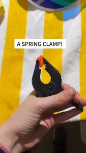 2” Plastic Photography Background Clip Colorful Nylon Woodworking Clip Fixed Clip Nylon Spring Clip