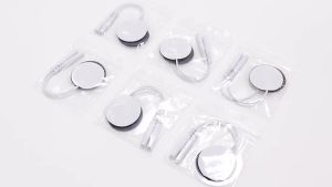 10/20Pcs Electrodes Parches Round Reusable Electrode Pads Full Body Self Adhesive Tens Massage Sticker for EMS Muscle Stimulator