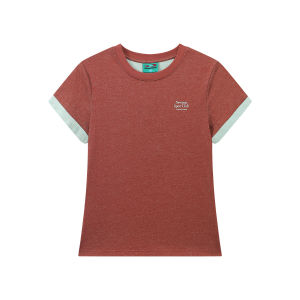 JNXS | Áo Thun Vintage In Đối Chiếu Tay Ngắn