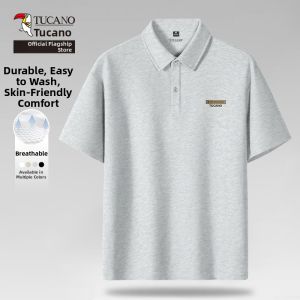 TUCANO | Luxury High-End Business Casual Polo Shirt Short Sleeve Large Size