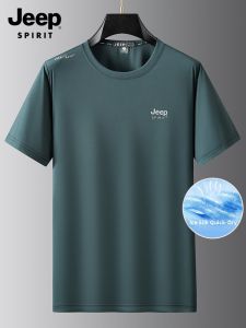 JEEP SPIRIT | Summer Thin Fast-Drying Mens T-Shirts Short Sleeves Round Collar