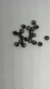 100pcs Solid Round Split Shot Lead Sinker Fishing Shot Lead for Carp Fishing 0.3g-3g