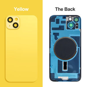 For iPhone 14 Phone Back Cover Replacement Part Compatible For iPhone 14 Plus Back Cover Camera Lens Battery Door Housing