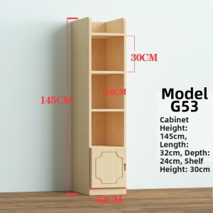Kid Wooden Storage Bookshelf
