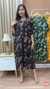 DASTER JUMBO LD 140 TERBARU KEKINIAN BUSUI MOTIF CABUT BUNGA / BAJU TIDUR WANITA BUMIL SIZE BESAR
