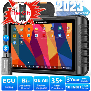 Foxwell NT1009 12V/24V OBD2 Scannerสแกนเนอร์เต็มระบบ2025รถวินิจฉัยเครื่องมือ ECU เครื่องมือการเข้ารหัสรถ falut รหัสเครื่องมือวิเคราะห์ Odb2สแกนเนอร์ WiFi บลูทูธ ECU สแกนเนอร์สองทิศทางที่ใช้งานทดสอบรถสแกนเนอร์สำหรับรถยนต์ทุกคัน