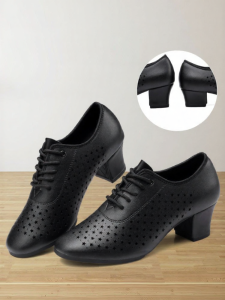 DANBAOLUO | Soft Sole Breathable Leather Dance Shoes for Women