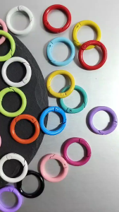 Bộ 5 Móc Càng Cua Tròn Màu Sắc Colorful Gắn Túi - 100style