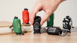 RINGKE® DAY-ME BAG Eco Friendly Strong Durable Nylon Grocery Tote Bags Buckle Base & Carabiner Foldable Water Resistant