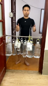 Thanh Treo Đa Năng EMOMART E02 Inox 304 không rỉ Lắp đặt không cần khoan bắt vít có thể kéo ra thu vào theo size thanh