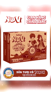 (HSD T5-2026) Thùng 48 Hộp Sữa Tươi Nuti MILK Đường Đen Ít Đường 110nl/ 170ml.