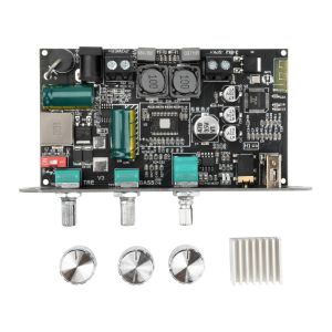 ZK-1001U DC 9-24V Mono 100W Bluetooth Amplifier Board Module Supports APP Control TPA3116D2 Amplifier Chip