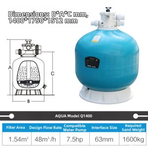 AQUA | Swimming Pool Water Treatment Recirculating Filter