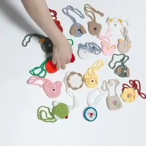 Túi đựng tỏi trừ tà ma tránh gió chống muỗi phòng bệnh bằng len cho bé yêu khỏe mạnh