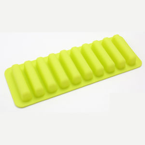 Khay Làm Đá Silicon Sáng Tạo Với 10 Ngăn Thân Thiện Với Môi Trường Dùng Làm Kem Que Bánh Pudding Đựng Nước Và Làm Sô Cô La