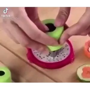 Bollie BLW 9pcs Fruit Vegetable Cookie Sandwich Cutter Shaper Molder (Baby Food Decoration Design)