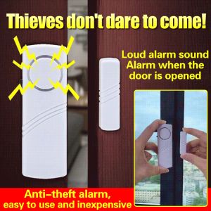 Home wireless door magnetic alarm high decibel sensor alarm open door antitlaw alarm