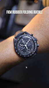 สายนาฬิกาแบบยางรุ่น FKM Rubber Folding Buckle