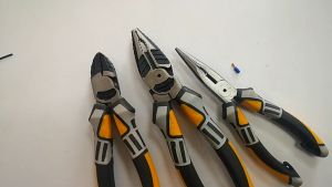 8 Wire Plier 8 Diagonal Plier Professional Electrician Plier Chrome-Vanadium Steel Wire Cutter Stripping Crimping Tool