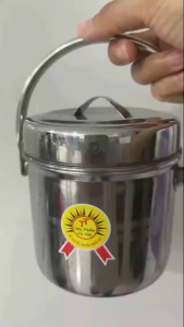 Camen 1 ngăn Xách Cháo inox 430 Tithafac cao cấp có 3 size tiện lợi 10-12-14cm