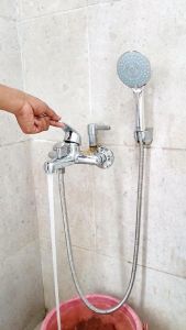 Hand Shower Set Paket Lengkap Kran Selang Shower Gantungan HS77+G88+JS34+HSZ90