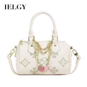 Ielgy Túi xách in thời trang Phục Hưng túi nữ túi vuông nhỏ thời trang hợp thời trang cao cấp túi đựng tài liệu dễ phối