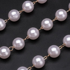 Handmade Pearl Chain Accessories Bracelet DIY Materials Hairpin Clothing Tassel Earring Fashion Jewelry Accessories